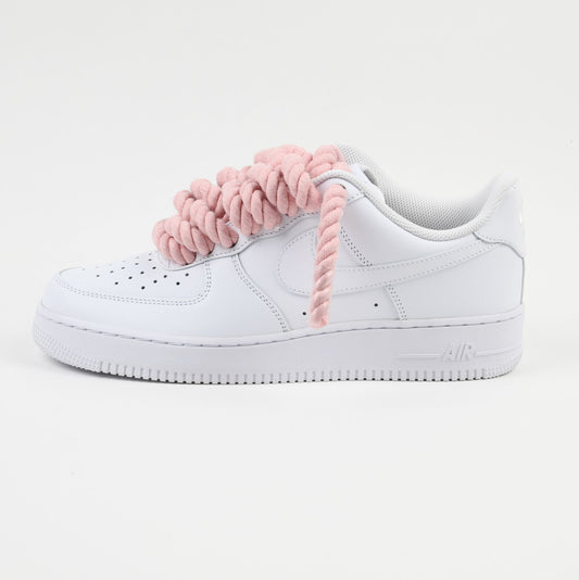 Rope Laced AF1  PINK