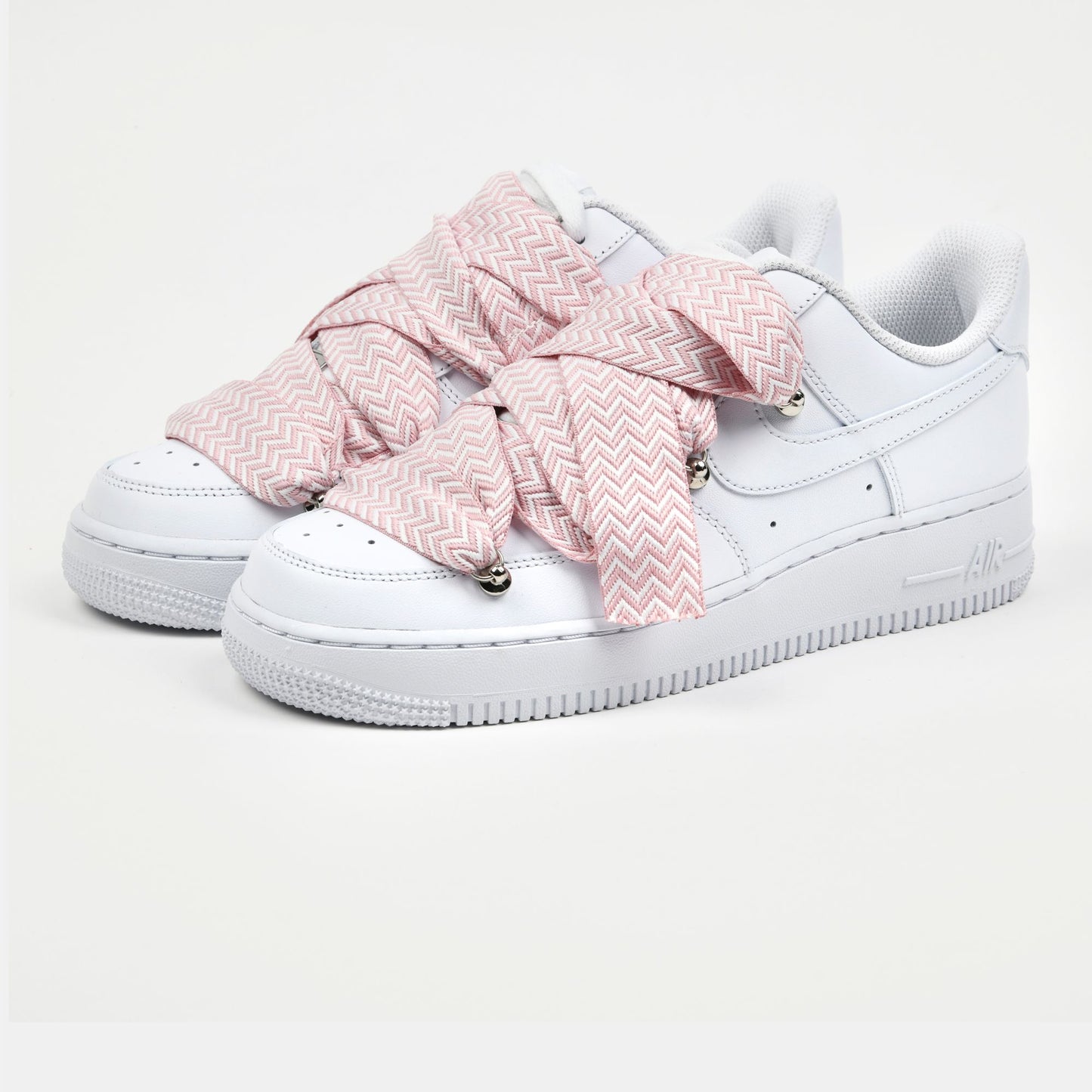 Wide lace AF1 PINK â nh-custom.com