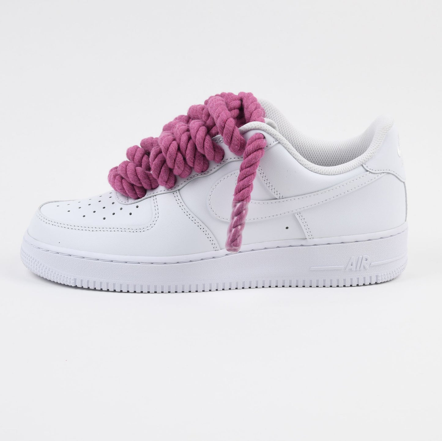 Rope Laced AF1  RASPBERRY PINK