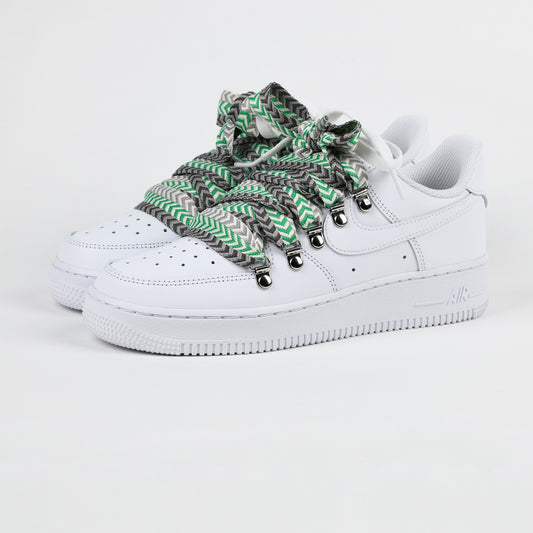 GREEN Flat lace AF1